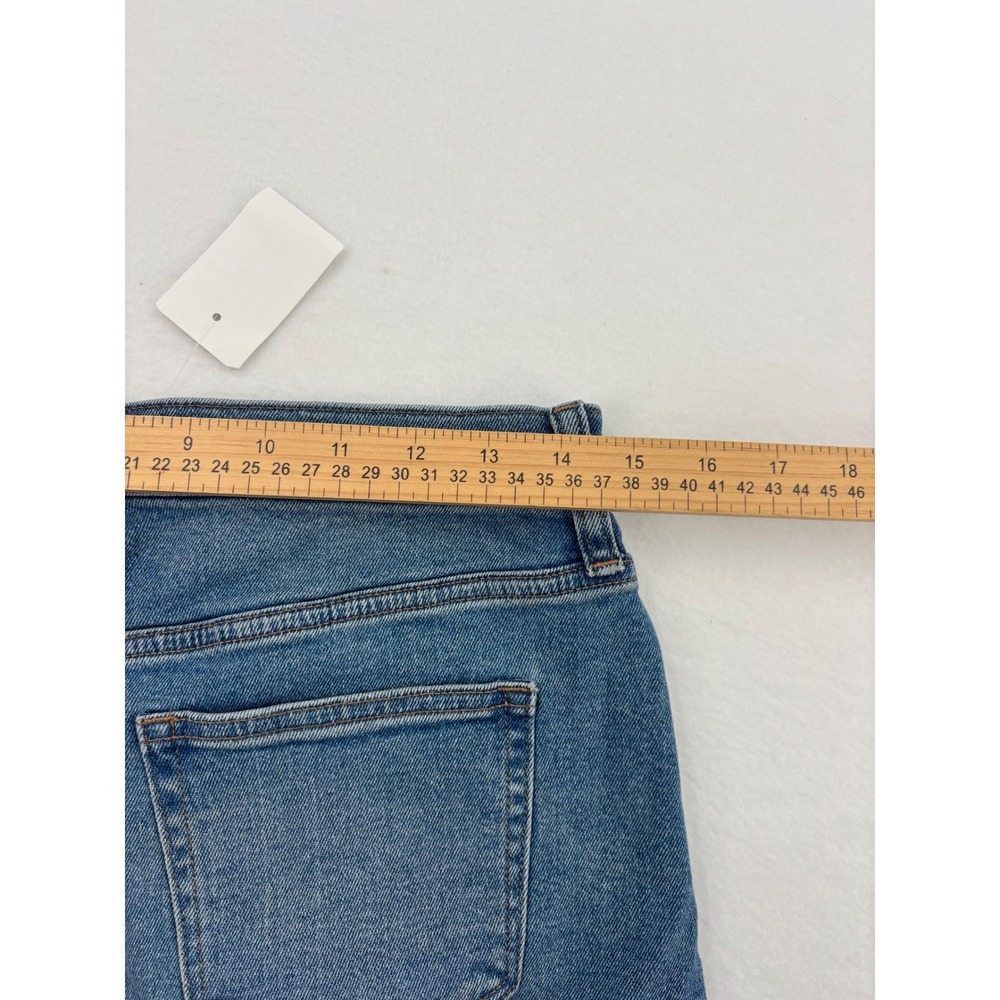 J.Crew Denim Mini Skirt Womens Size 4 Blue CH395 Casual High Rise Stretch Mini - Picture 8 of 9